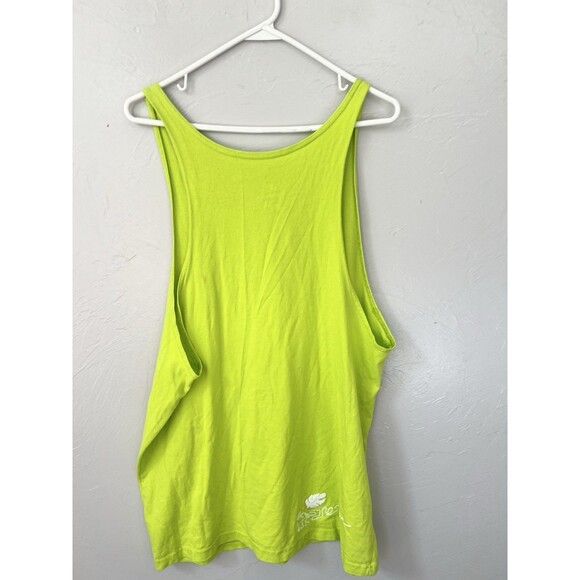 The Nike Tee Sportswear Spring Break Tank Top Lime Green Cotton Size Large ASOS - Picture 8 of 8